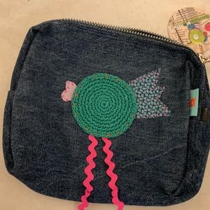 Denim Cosmetic Pouch
